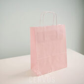 torba różowa papierowa